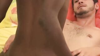 Hung Ryann Ruckers slides his big dick into Tys black ass
