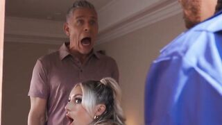 Kayley Gunner feasts on big dicks of her husband and the window washer