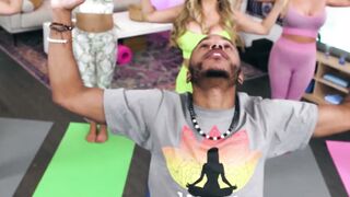 Dana Vespoli Caitlin Bell and her pals enjoy sexy yoga with a BBC