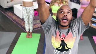 Dana Vespoli Caitlin Bell and her pals enjoy sexy yoga with a BBC