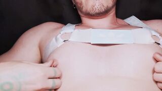 Alex Levy fists and foot stuffs Axel Abysses gaping hole raw