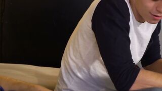 Trent Ferris gives in to his lust and fuck his friend Troy Accola