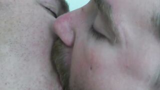 Lustful close up kissing with Kaleb Dewulf and Leo Blue 2
