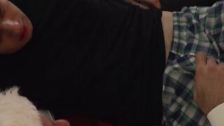 Mature hottie Felix Kamp masturbates my extra hung penis until cumshot
