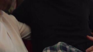 Mature hottie Felix Kamp masturbates my extra hung penis until cumshot