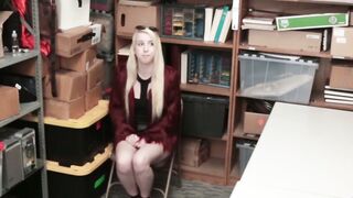 Shoplifter Darcie Belle gets fucked by a guard to avoid jail