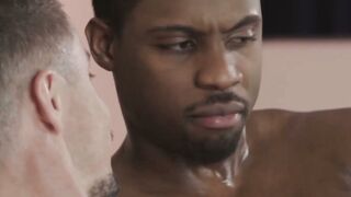 Black DeAngelo Jacksons cock is like candy that I couldnt resist eating