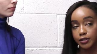 Lily Starfire and Angel Windell caught by officer