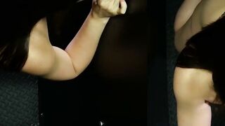 What an amazing POV of big ass babe Sophia Burns sucking dicks