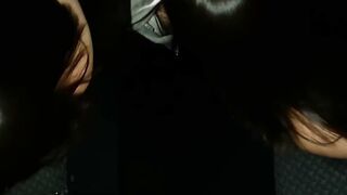 What an amazing POV of big ass babe Sophia Burns sucking dicks