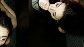 What an amazing POV of big ass babe Sophia Burns sucking dicks