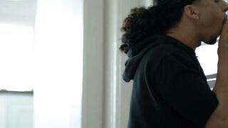I sucked Jordan Jamesons black cock before he ravaged my shaved hole