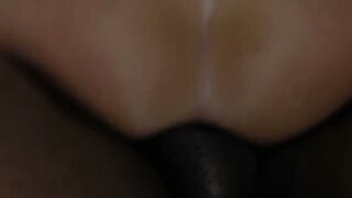 I sucked Jordan Jamesons black cock before he ravaged my shaved hole