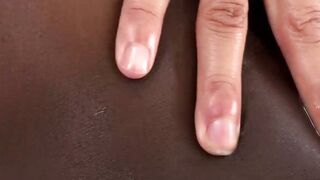 Slutty stud Zario Travezz masturbates his cock while I prick his ass