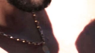 Muscle dom Arad WIn Win allowed his cock to dive deep into my ass abyss