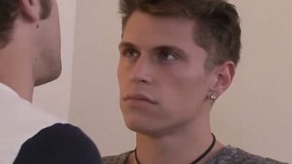 Bi stepbrothers Calvin Banks and Troy Accola enjoy their anal time together