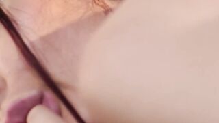 Redhead Sabina Rouge decides to be naughty and slurps at my tasty pussy