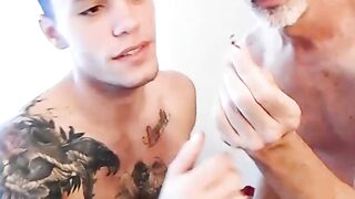 Syd Blackheart is a voyeur on the young and old twinks in some aggressive foreplay