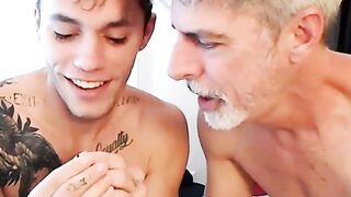 Syd Blackheart is a voyeur on the young and old twinks in some aggressive foreplay