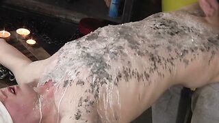 Master Sebastian Kane toying with Eli Manuels big cock