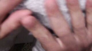 Amateurs Kaleb and Larken spend time barebacking and blowjob