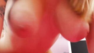 Big bouncy tits belonging to Gabbie Carter catch guys release