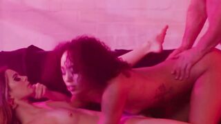 Ebony Alexis Tae and teen Molly Little satisfy my deviant urges