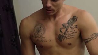Nic Sahara catches Jaime Steel spying and gives him a fucking lesson