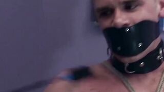 Dominatrix Bondage Mistress Torments Submissive Slave in Rough BDSM Scene