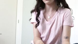 Skinny Petite Piper-June Gets Fucked By StepBro For Cash - POV Blowjob & Creampie