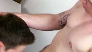Tatted-Up Jocks - Anal Sex with Big Dick Porn Star Ethan Starks & Hunk Travis