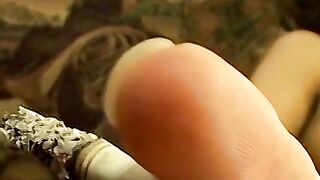 barely legal Smoking Hunk - Solo Masturbation with Older Guy