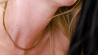 Blondie Babe Sarah Taylor Facesitting Blowjob - POV Vaginal Orgasm