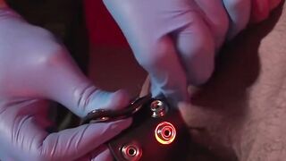 Bondage Babe Fetish Fantasy - Clamps And Chains On His Manhood For Pleasure
