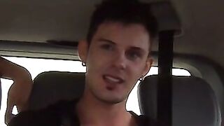 Threesome Frenzy - Twinks Go Wild In A Moving Car With Hot Sex Scenes And Big Dick Action!