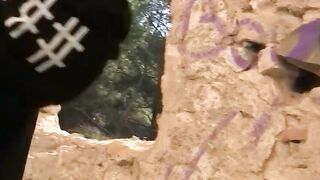 Public Outdoor Threesome - Twinks Share Two Big Dongs In The Sun
