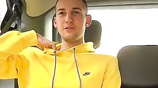 Twinks Traveling Companion Gets Fucked Hard in Public