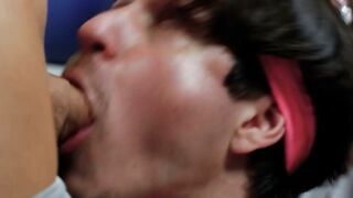 Muscular Dude Dominates Bottom With Transgender Beauties - Scene #1