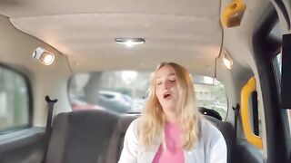 French Vixen Chloé Chevalier Rides A Stranger's Dick In Taxi For Cash