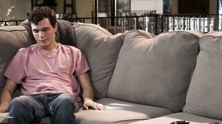 Step-Mother's Sloppy Blowjob - Stepson Gets A Deepthroat From His Hot Mom