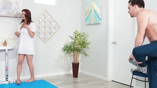Busty Milf Alexis Fawns Massage Session - POV Blowjob & Facial