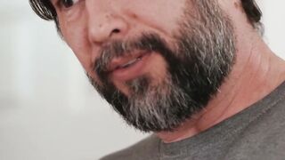 Beard-Man's Deep Thrust Fucks Blondie - Hardcore Sex with Big Dick & Facial