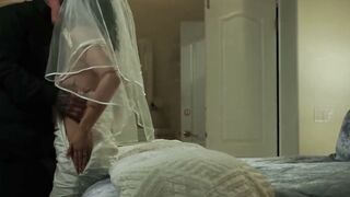 Stepson watching his stepdad fucking his wife after wedding