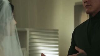 Stepson watching his stepdad fucking his wife after wedding