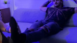 Foot Worship - Foot Fetish Goddess Sucks And Licks Your Toes In HD