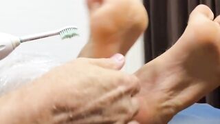 Hairy Hunk's Foot Domination - Jocks Wrestle And Humiliate Each Other
