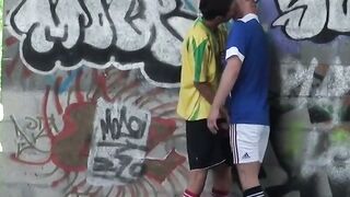 Anal Sex Between Two Hunk Studs - Anal Fingering & Ass-Fuck Action