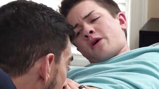 Transgender Step-Daughter Fucks Daddy's Friend While He Watches