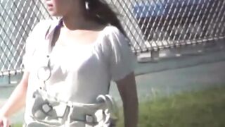 Public Peeing #2 - Busty Asian Cuties Daring to Show Off Their Bodies