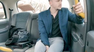 Taxi Ride Gone Wild! Passenger Fucks Sexually Frustrated Taxi Driver - Billie Star